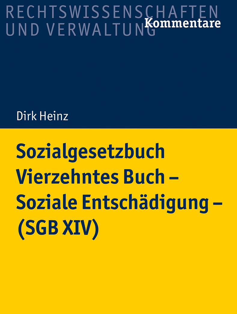 Soziales Entschädigungsrecht | Kohlhammer Blog