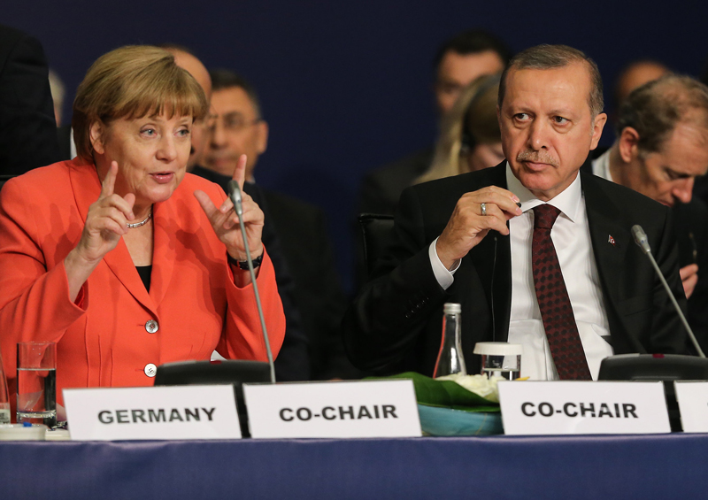 Merkel und Erdogan auf dem World Humanitarian Summit 2016