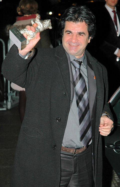 Regisseur Jafar Panahi auf der Berlinale 2006 mit dem Silbernen Bären für Offside