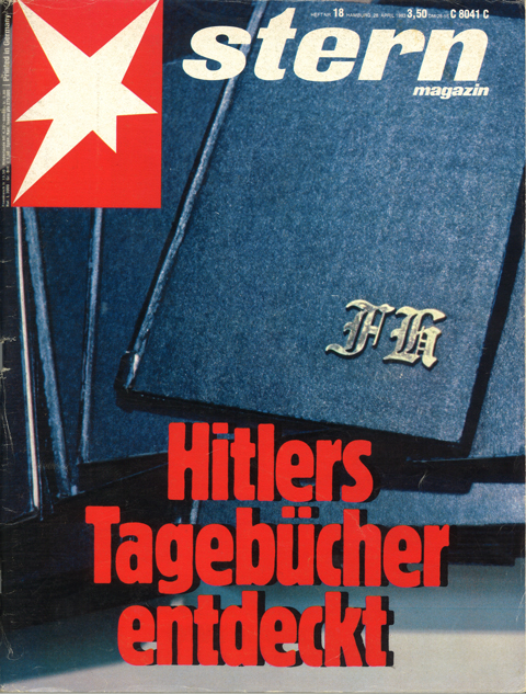 Stern-Ausgabe zu den angeblichen Hitler-Tagebüchern