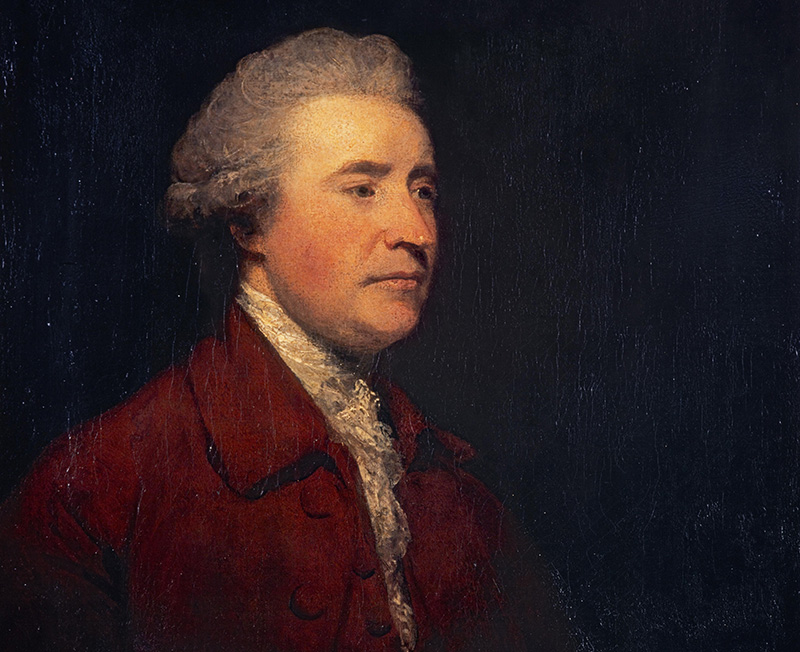 Edmund Burke, Portrait von Joshua Reynolds von 1774 (CC BY-NC).