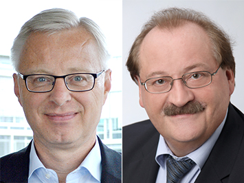 Prof. Dr. Rolf Weiber und Prof. Dr. Alexander Pohl